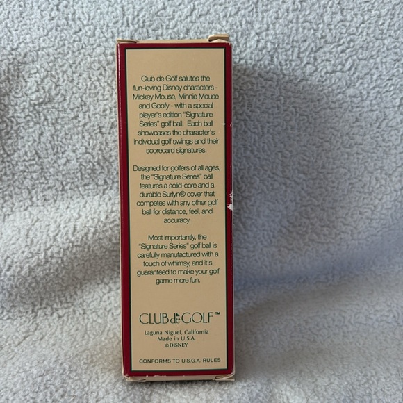 3 Ball Sleeve of  MICKEY MOUSE Acushnet Golf Balls - Picture 2 of 4